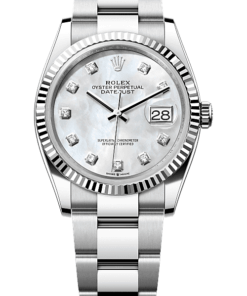 Rolex Datejust 36 Oyster, 36 mm, Oystersteel and white gold M126234-0020