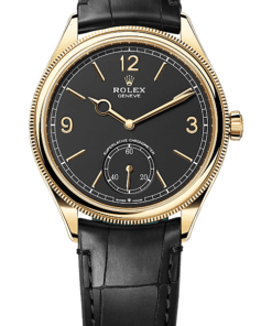 Rolex 1908 39 mm, 18 ct yellow gold, polished finish M52508-0002