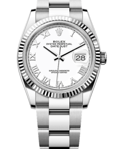 Rolex Datejust 36 Oyster, 36 mm, Oystersteel and white gold M126234-0026