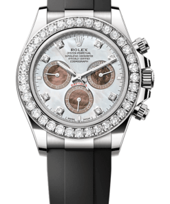 Rolex Cosmograph Daytona Oyster, 40 mm, white gold and diamonds M126589RBR-0001