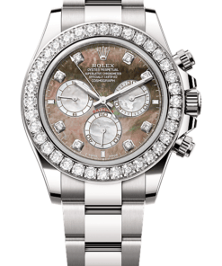 Rolex Cosmograph Daytona Oyster, 40 mm, white gold and diamonds M126579RBR-0001