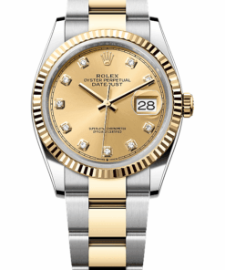 Rolex Datejust 36 Oyster, 36 mm, Oystersteel and yellow gold M126233-0018