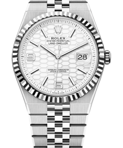 Rolex Land-Dweller 40 Oyster, 40 mm, Oystersteel and white gold