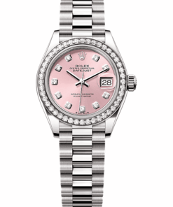 Rolex Lady-Datejust Oyster, 28 mm, white gold and diamonds M279139RBR-0005