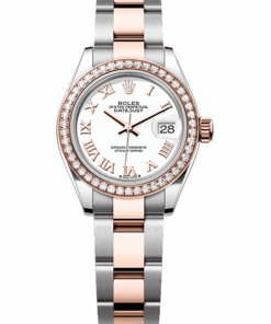 Rolex Lady-Datejust Lady-Datejust Oyster, 28 mm, Oystersteel, Everose gold and diamonds M279381RBR-0022
