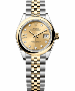 Rolex Lady-Datejust Oyster, 28 mm, Oystersteel and yellow gold M279163-0022