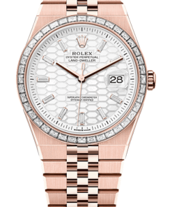 Rolex Land-Dweller 40 Oyster, 40 mm, Everose gold and diamonds M127385TBR-0003