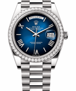 Rolex Day-Date 40 Oyster, 40 mm, white gold and diamonds M228349RBR-0045