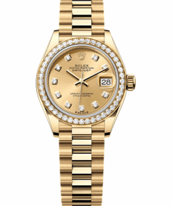 Rolex Lady-Datejust Oyster, 28 mm, yellow gold and diamonds M279138RBR-0023