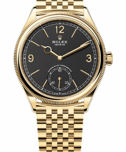 Rolex 1908 39 mm, 18 ct yellow gold, polished finish M52508-0007