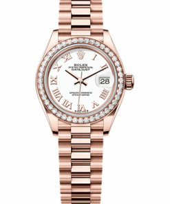 Rolex Lady-Datejust Lady-Datejust Oyster, 28 mm, Everose gold and diamonds M279135RBR-0023