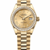 Rolex Lady-Datejust Oyster, 28 mm, yellow gold and diamonds M279138RBR-0021