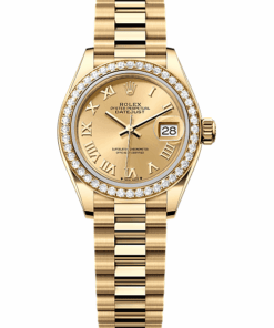 Rolex Lady-Datejust Oyster, 28 mm, yellow gold and diamonds M279138RBR-0021
