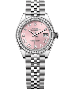 Rolex Lady-Datejust Oyster, 28 mm, Oystersteel, white gold and diamonds M279384RBR-0005