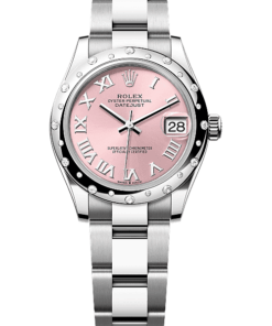 Rolex Datejust 31 Oyster, 31 mm, Oystersteel, white gold and diamonds M278344RBR-0021