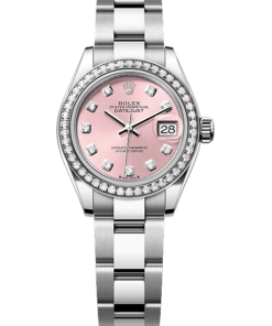 Roelx Lady-Datejust Oyster, 28 mm, Oystersteel, white gold and diamonds M279384RBR-0004