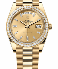 Rolex Day-Date 40 Oyster, 40 mm, yellow gold and diamonds M228348RBR-0002