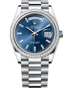 Rolex Day-Date 36 Oyster, 36 mm, platinum and diamonds M128396TBR-0024