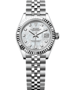 Rolex Lady-Datejust Oyster, 28 mm, Oystersteel and white gold M279174-0009