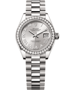 Rolex Lady-Datejust Lady-Datejust Oyster, 28 mm, white gold and diamonds M279139RBR-0007