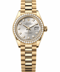 Rolex Lady-Datejust Oyster, 28 mm, yellow gold and diamonds M279138RBR-0019